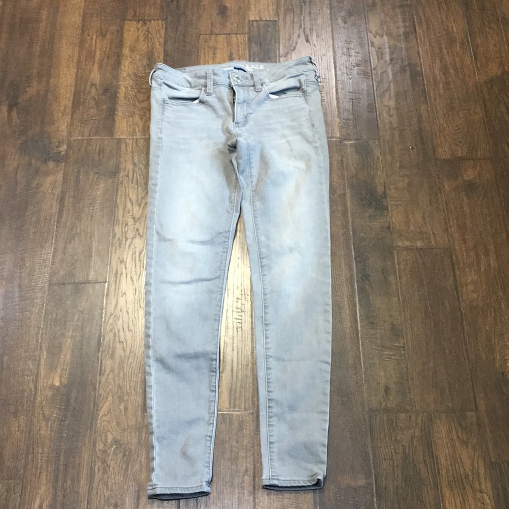 Gray jeans